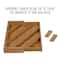 Honey Can Do 8-Compartment Bamboo Diagonal Drawer Organizer